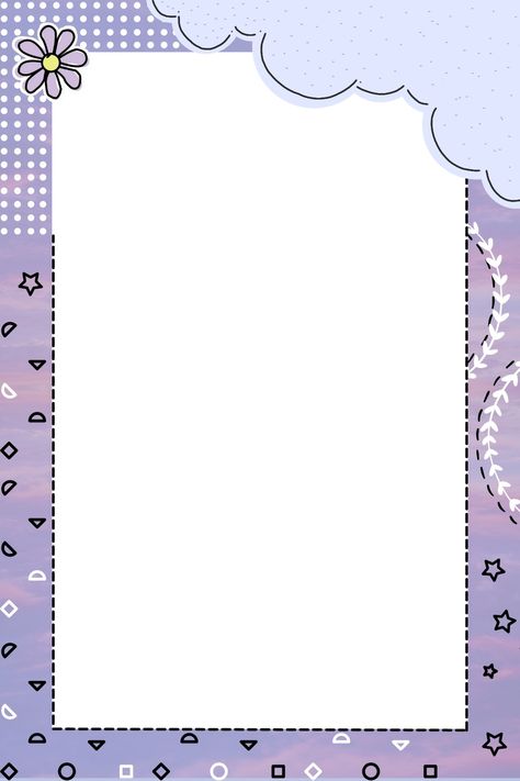 Module Design Ideas Paper, Anime Border Design, Cute Frames For Edits, School Background Aesthetic, Border Lines Design, Templates For Notes, Line Border Design, Border Design Template, Background Design Colorful