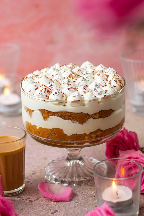 Chai Tea Tiramisu, Chai Pastries, Chai Tiramisu, Chai Cheesecake, Indian Masala Chai, Bake With Shivesh, Chai Recipes, Chai Cake, Mascarpone Filling