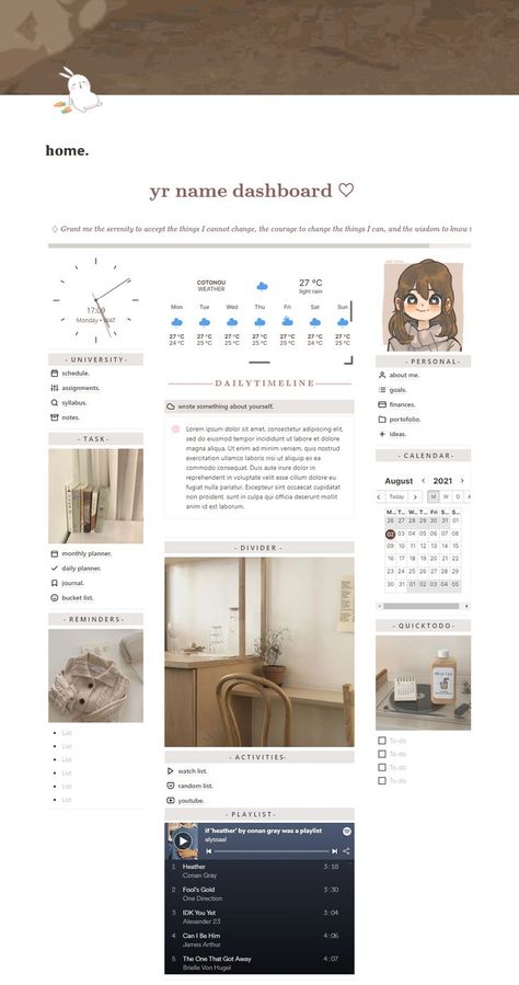 Templates Aesthetic, Digital Organization, Notes Inspiration, Notion Template, Workspace Inspiration, Aesthetic Template, Journal Template, Study Planner, الرسومات اللطيفة