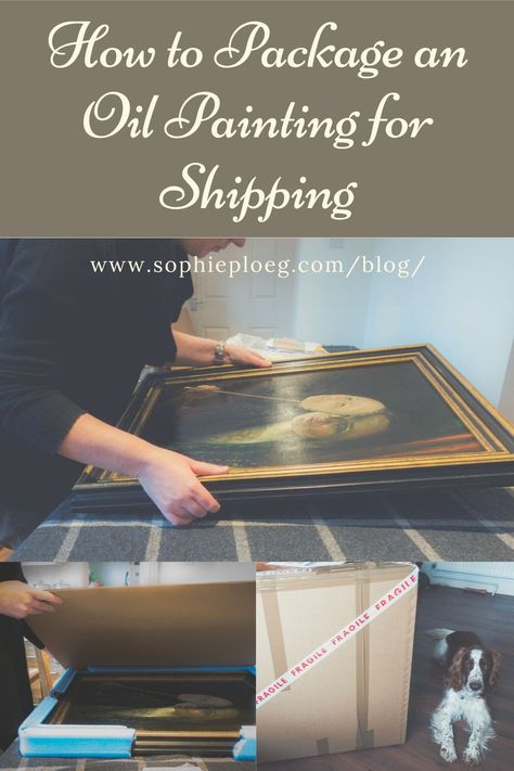 How to safely package an oil painting for shipping by courier - so that it can take a few knocks! Packing Paintings For Shipping, Good Packaging, Oil Painting Tips, Painting Art Lesson, Oil Painters, Art Lesson, Work Surface, Art Business, Painting Tips