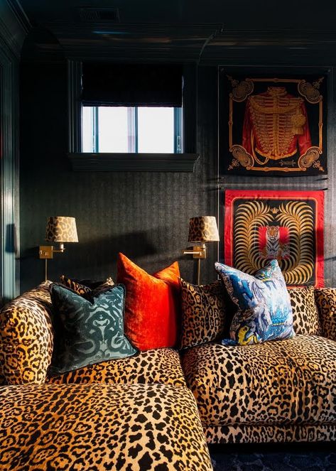 Cozy to us means surrounding yourself with leopard, snakes and Hermès. . . . #arteriorshome #ashleystark #benjaminmoore #elegantcustomdraperies #hollyhuntchicago #hermes #clarencehouse #houseofhackney #leejofa #caidesigns #jaysonhome #etsy #hermesframes #pierrefrey #acmillerphoto #redefined #recoveredinteriorupholstery #acmillerphoto Interior Design Course, International Interior Design, Push Yourself, Apartment Decor Inspiration, Design Course, Go For It, Apartment Inspiration, Living Room Inspo, Dream House Decor