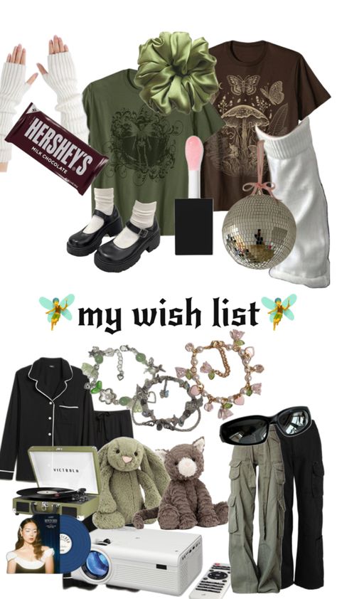 Cute aesthetic fairy grunge core wish list christmas birthday teen present 13 Bday Ideas, Stuff To Ask For Christmas, Fairy Grunge Core, Christmas Grunge, Aesthetic Fairy Grunge, Birthday Teen, Grunge Core, Teen Presents, Aesthetic Fairy