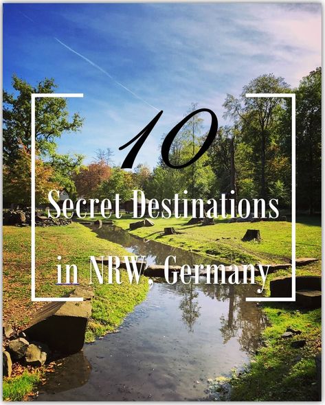 10 secret destinations in NRW Germany Must Visit Places In Germany, Romantic Rhine Germany, Stuggart Germany Things To Do In, Germany Museums, Germany Travel Guide, North Rhine Westphalia, Secret Places, Location Photography, Germany Travel