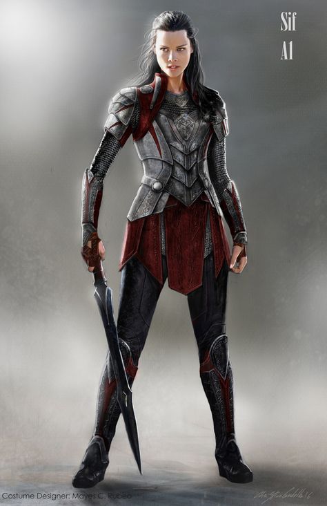 Armor Template, Lady Sif, Female Armor, Thor Ragnarok, Female Fighter, Marvel Women, Fantasy Armor, Badass Women, Arte Fantasy