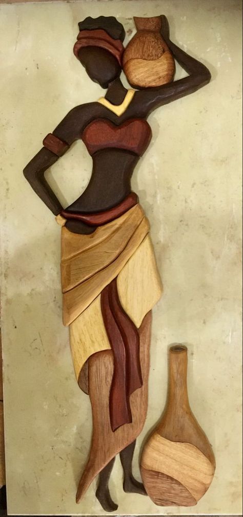 African Drawings, African Art Projects, Africa Art Design, African Women Art, African Crafts, Afrique Art, African Paintings, Afrikaanse Kunst, African Art Paintings