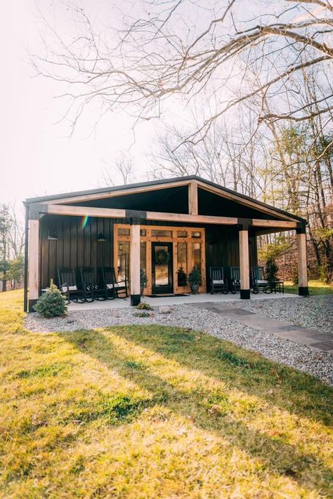 Levi Kelly, Remodel Garage, Mini Chalet, Usda Loan, Metal Building House Plans, Timeless Tattoo, Small Barndominium, Garage Addition, Barn House Design