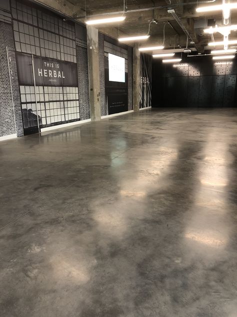 Concrete Floors In House, Garage Boden, Basement Entrance, Painted Concrete Floors, Factory Architecture, Basement Inspiration, Concrete Stained Floors, Stamped Concrete Patio, Porch Flooring