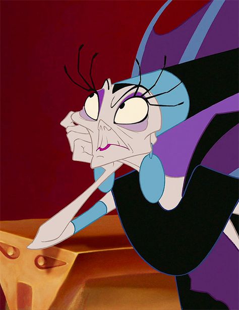 *YZMA ~ The Emperor's New Groove, 2000 Nerdy Backgrounds, Yzma Disney, Emperor's New Groove, The Emperor's New Groove, Disney Animated Movies, Disney Collage, Emperors New Groove, New Groove, Pinturas Disney