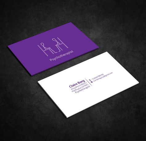 Psychology Business Card, Psychologist Business Card, Psychologist Logo, Psychology Business, Buisness Cards, Initial Tattoo, Business Cards Creative, Visiting Cards, Inspiration Boards