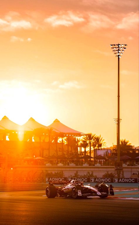 F1 Sunset, Valtteri Bottas, To Infinity And Beyond, Abu Dhabi, Golden Hour, Formula 1, Quick Saves, Instagram