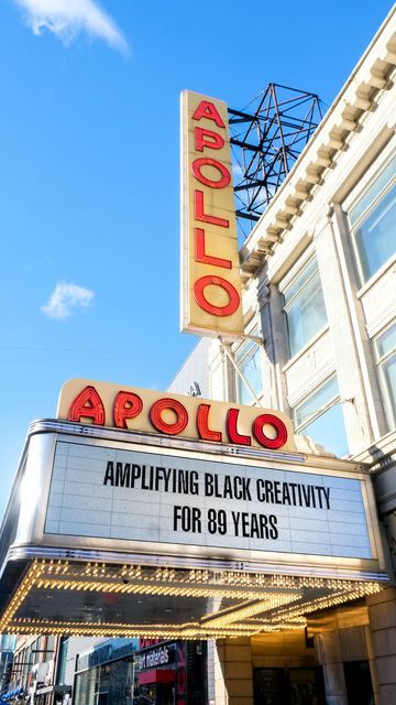 Apollo Theater on Instagram: "#ApolloFam, it’s our anniversary! We couldn’t have made it to 89 years without you! 🙏🏾❤️  Join us in celebrating nearly 9 decades of amplifying Black creativity, imagining new futures, and ensuring artistic expression always has a home on 125th Street. Share your favorite #ApolloMemories below!👇🏾 #apollotheater #theapollo #apollotheatre #harlemnyc #blackexcellence  #blackcreativity  #blacktheaterarts #artandactivism #thingstodonyc #thenextmovement #wetheculture" Harlem Nyc, 80s Hip Hop, Apollo Theater, Black Comedy, Our Anniversary, Theatre Arts, Artistic Expression, Black Excellence, Without You