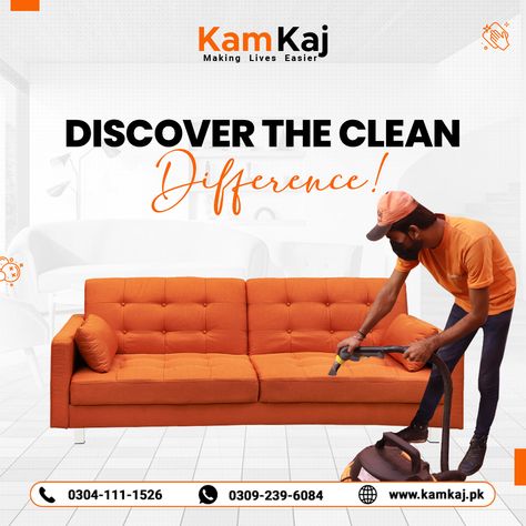 Your choice speaks volumes. We promise to exceed your expectations every time. Thank you for choosing Kam Kaj sofa cleaning services. https://www.kamkaj.pk/p/sofa-cleaning Call us now: 0304-111-1526 WhatsApp: 0309-2396084 Play Store: https://bit.ly/2NclU5o App Store: https://apple.co/38BmLEr #CustomerAppreciation #YourChoice #CustomerSatisfaction #CustomerService #ValuedCustomers #ChoosingUs #AppreciationPost #OurCustomers #CustomerExperience #QualityService #HomeAndOffice #CleaningExpert Cleaning Creative Ads, Service Ads, Sofa Cleaning Services, Sofa Cleaning, Clean Sofa, Creative Life Quotes, Customer Appreciation, Appreciation Post, Creative Life