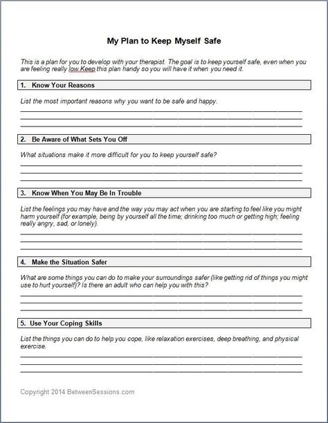 Safety Plan Template, Cbt Therapy Worksheets, Safety Plan, Counseling Worksheets, Mental Health Activities, Recreation Therapy, Health Activities, Counseling Activities, Therapy Counseling