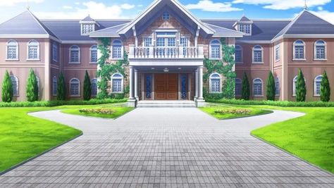 Anime Mansion, Fond Gacha Life, Car Plants, Anime Houses, City Houses, Gacha Background, Gacha Backgrounds, Episode Backgrounds, Fantasy Background