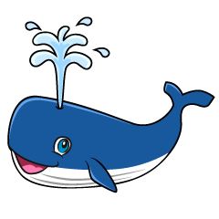 Blue Whale Drawing, Free Cartoon Images, Shrimp Cartoon, Whale Cartoon, Swimming Cartoon, Deep Sea Animals, Crab Cartoon, Sharks Scary, Whale Pictures