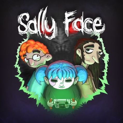 Sally Face Game, Face Icon, Sally Face, Phone Themes, Indie Games, Horror Game, Face Cover, Art Sketchbook, Halloween Fun