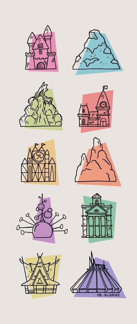 Disney Doodles, Paper Iphone, Idee Cricut, Disney Rooms, Trendy Tattoo, Disney Posters, Disney Artwork, Disney Side, Disney Designs