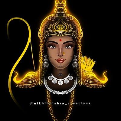 ArtStation - Shri Krishna digital artwork Rani Durgavati, Indian Flag Images, Indian Women Painting, Bhagat Singh, Movie Pic, Lord Hanuman Wallpapers, Hanuman Wallpaper, Indian Flag, Warrior Queen