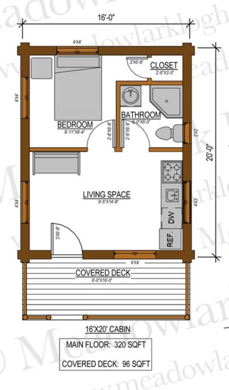 15x20 Tiny House Plans, 16x26 Floor Plans, 16x18 House Plan, She Shed Studio Apartment, Tiny House Floor Plans With Laundry Room, Tiny Homes 500 Sq Ft, Tiny Cabin Design Floor Plans, 8x10 Tiny House Floor Plans, 16 X 16 Tiny House