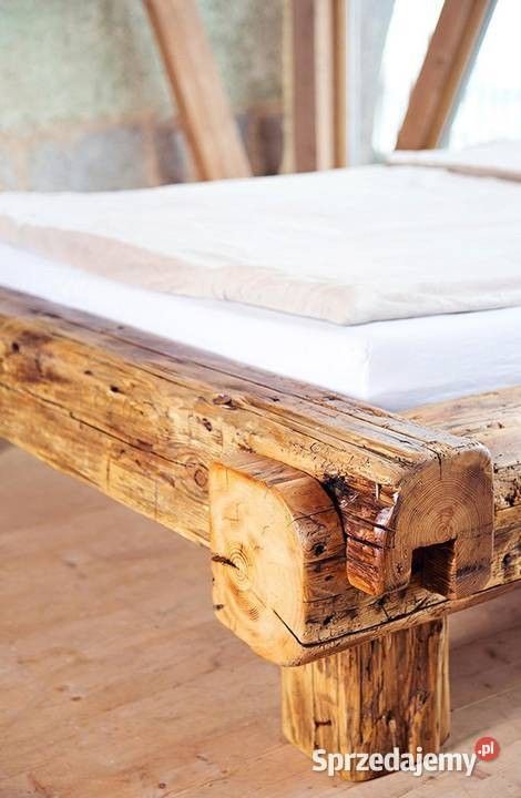 Bar Bed, Woodworking Bed, Bed Frame Design, Diy Bed Frame, Log Furniture, Rustic Bedding, Wood Beds, Diy Bed, Bed Ideas