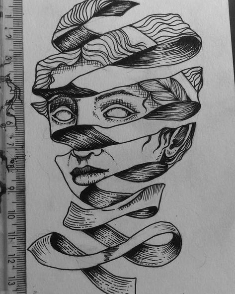 Distorsi Art, Blasphemy Art, Gotik Tattoo, Pen Art Drawings, Art Diary, Doodle Art Designs, Art Drawings Sketches Creative, Hand Art Drawing, Art Inspiration Painting