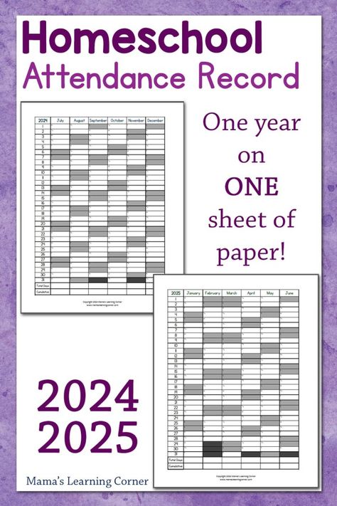 Homeschool Attendance Sheet, Homeschool Attendance, All About Spelling, Learning Corner, Attendance Sheet, School Attendance, Going Back To College, Homeschool Life, Summer Learning