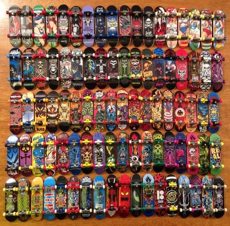 Tech Deck Collection, Tech Deck Aesthetic, Tech Deck Display, Tech Deck Skatepark, Art Skateboard, Finger Board, Mini Skateboard, Pink Floyd Art, Finger Skateboard