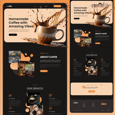 Crafted a visually appealing and inviting website for a cafe, focusing on homemade coffee and creating a cozy atmosphere. The design highlights the cafe’s offerings and services while providing a smooth user experience for customers. Website: designjot.co Portfolio: behance.net/ahmedbutt1 #WebDesign #CafeWebsite #CoffeeLovers #CozyVibes #BusinessWebsite #ModernDesign #UserExperience #CreativeDesign #UIUX #CafeBranding #designjot Coffee Website Design, Cafe Website Design, San Francisco Cafe, Coffee Shop Website, Cafe Website, Identity Project, Cafe Branding, Coffee Business, Homemade Coffee