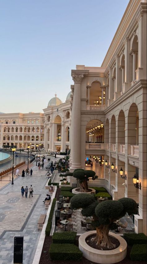 Qatar Architecture, Qatar Travel, New Palace, City Decor, Holiday Travel Destinations, Dream Mansion, Neoclassical Architecture, House Arch Design, Doha Qatar