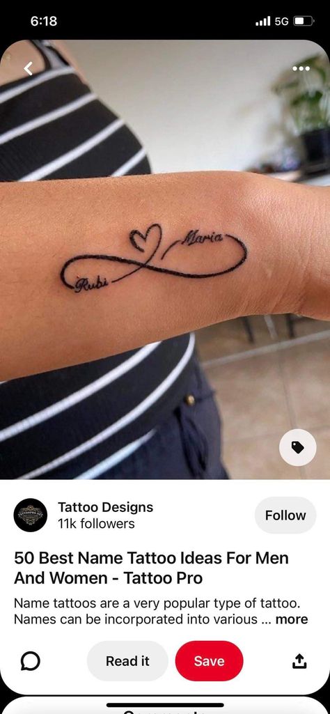 Tatto Name, Ruby Tattoo, Name Tattoo, Name Tattoos, Cool Names, Infinity Tattoo, Tattoos For Women, Tattoo Designs, Ruby