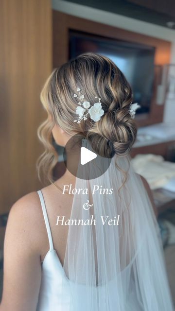 Hair Up With Veil Underneath, Bridal Updo With Veil And Hairpiece, Wedding Hair With Veil Underneath, Bride Upstyle With Veil, Wedding Updo Veil Underneath, Low Bun Bride Hair With Veil, Bridal Upstyles With Veil, Blonde Bridal Hair With Veil, Veil With Hair Up