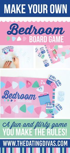 This DIY bedroom board game is something my husband would be so on board with! I can't wait to play! www.TheDatingDivas.com Diy Crafts For Boyfriend, Diy Christmas Gifts For Boyfriend, Bedroom Board, Board Games For Couples, Board Games Diy, Bedroom Game, Bedroom Games, Boyfriend Crafts, The Dating Divas