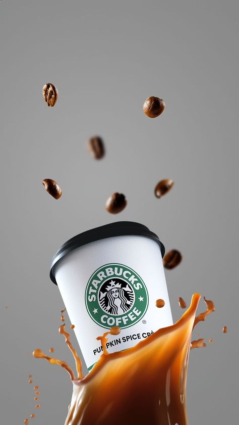 Starbucks Advertisement Poster, Coffee Creative Post, Coffee Hd Wallpaper, Coffee Poster Design Ideas, Coffee Infographic Design, Coffee Advertising Ideas, Starbucks Collage, Coffee Creative Ads, Starbucks Ads