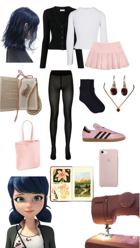 Marinette Dupain Cheng Outfit, Monster High Cosplay, Marinette Dupain Cheng, Monster High, Ootd, Outfit Inspo, Anime