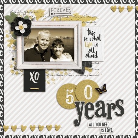 50th Anniversary Scrapbook Ideas Layout, 50th Wedding Anniversary Scrapbook Layouts, 50th Anniversary Scrapbook Ideas, Scrapbooking Alaska, History Scrapbook, Wedding Sayings, Scrap Paper Crafts, Scrapbooking Layouts Travel, 50 Anniversary