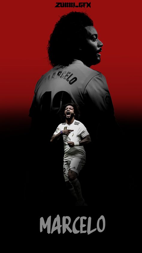 Marcelo 12 HD wallpaper by Zubbi GFX Marcelo Wallpaper, Ronaldo Bale, Real Madrid Soccer, Ronaldo Juventus, Hype Wallpaper, Neymar Football, Real Madrid Wallpapers, Clever Halloween Costumes, Madrid Wallpaper