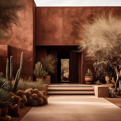 Contemporary Villa with a WabiSabi twist. A square and linear structure mixed with materials from the past: old wooden beams, walls marked… | Instagram Wabi Sabi House, African House, Earthy Home, Landform, Contemporary Villa, Architecture Model House, Deco Decor, Desert Homes, Wooden Beams