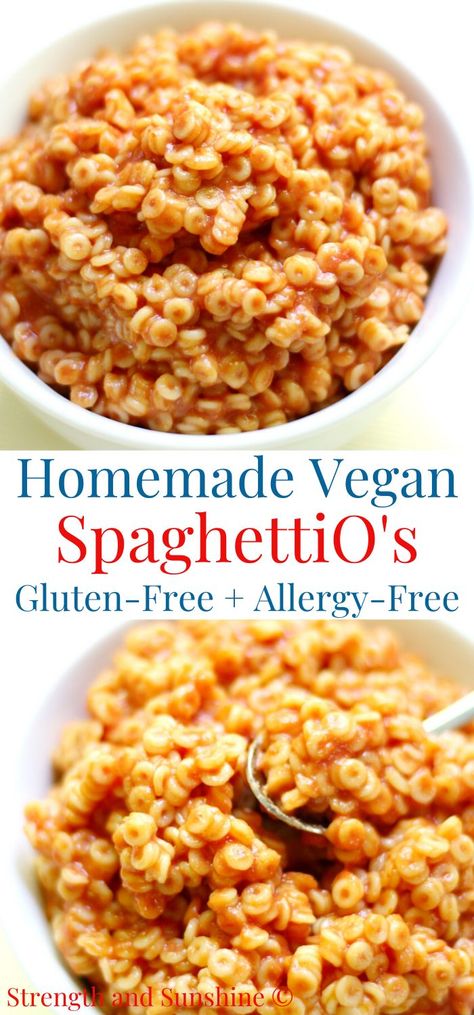 Homemade Spaghettios, Super Easy Lunch, Kick The Can, Dairy Free Recipes Dinner, Allergen Free Recipes, Gluten Free Kids, Dairy Free Dinner, Gluten Free Lunch, Homemade Spaghetti