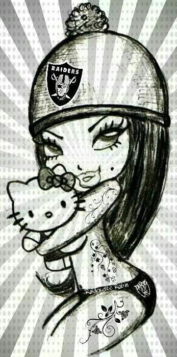 Cuteness! Easy Graffiti Drawings, Cholo Art, Chicano Drawings, Easy Love Drawings, Graffiti Style Art, Kitty Drawing, Cute Canvas Paintings, Hello Kitty Drawing, Chicano Art