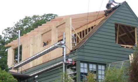 Back Dormer Extension Cape Cod Google Search Velux - JHMRad | #111969 Architecture Extension, Dormer Addition, Dormer Roof, Attic Renovation Ideas, Attic Loft, Shed Dormer, Attic Conversion, Attic Bedrooms, Dormer Windows