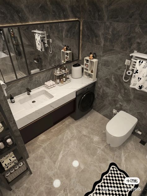 Bathrooms Korean, Korean Bathroom, Luxury Washroom Design Master Bath, Korean Style Bathroom Aesthetic, Aesthetic Korean Bathroom, Luxury Bathroom Ideas Master Suite, Anime House Interior Bathroom, Korean Apartment Interior Bathroom, Minimalist Home Interior