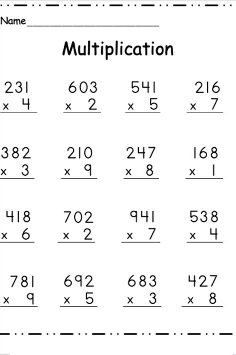 Are you looking for free Multiplication 3 Digit by 1 Digit for free? We are providing free Multiplication 3 Digit by 1 Digit for free to support parenting in this pandemic! #Multiplication3Digitby1Digit #3Digitby1DigitMultiplication #Multiplication #3Digit #1Digit #Worksheets #WorksheetSchools Maths Multiplication Worksheets, Multiplication Worksheets For Grade 2, Multiplication 3, Maths Multiplication, Free Multiplication Worksheets, Math Worksheets For Kids, Math Multiplication Worksheets, Multi Digit Multiplication, Math Fact Worksheets