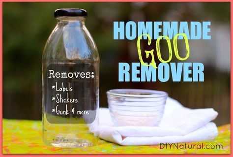 Homemade Natural Adhesive and Goo Remover Goo Be Gone, Homemade Goo Gone, Adhesive Remover, Goo Gone, Clean Baking Pans, Cleaning Painted Walls, Sticker Removal, Deep Cleaning Tips, Cleaners Homemade