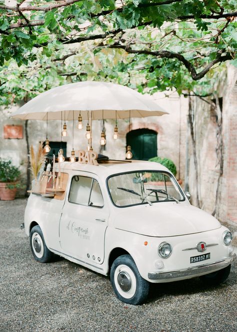 Redefining Sustainability One Wedding At A Time Prosecco Van, Bar Mobile, Scent Garden, Food Carts, Fun Wedding Ideas, Tuscan Wedding, Mobile Bar, Boutique Stores, Tree Farm