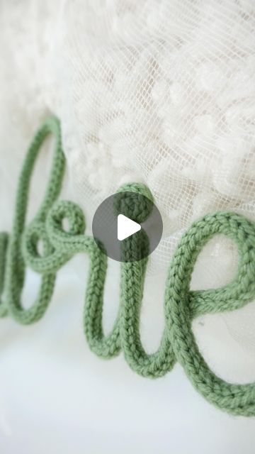 How To Make Knitted Wire Words, Knitted Wire Names Tutorial, Icord Knitting Wire Tutorial, Wire Knitting Tutorial, Icord Project Ideas, Wire Names Diy How To Make, I Cord Knitting, Icord Knitting Projects, French Knitting Projects