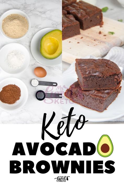 Every keto blog has “the best keto brownies” recipe, and so do we. If you are following us, you have probably seen the recipe, and you have already prepared a batch of our delicious keto brownies. It’s been almost four years since we published the original keto brownies recipe that is still very popular. We think it’s about time to publish a new recipe. Today we are making keto avocado brownies. Keto Avocado Brownies, Best Keto Brownies, Keto Chocolate Mousse, Avocado Brownies, Brownie In A Mug, Low Carb Brownies, Desserts Keto, Protein Brownies, Keto Friendly Desserts