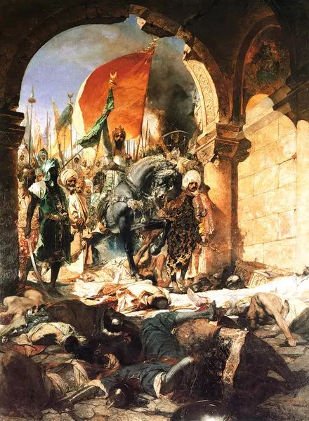 1453: The Fall of Constantinople - Ancient History Encyclopedia Fall Of Constantinople, Eastern Roman, The Giants, The Middle Ages, Cheap Books Online, French Artists, World History, Roman Empire, Middle Ages