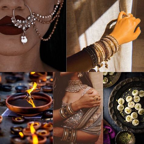 Diwali Moodboard Simple Sarees, Indian Aesthetic, Dark Academia, Diwali, Mood Boards, My Little Pony, Mood Board, Saree, Tote Bag