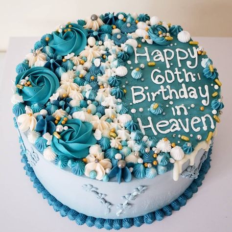 Happy Heavenly Birthday Cake, Heavenly Birthday Cake, Heaven Cake, 60th Birthday Cake, Happy Birthday Mama, Heavenly Birthday, Happy Heavenly Birthday, Happy Birthday In Heaven, Birthday Cake For Mom