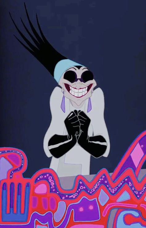 Disney Villains Aesthetic, Yzma Disney, Kuzco Disney, The Emperor's New Groove, Images Disney, Emperors New Groove, Pinturas Disney, Disney Aesthetic, Cartoon Profile Pics